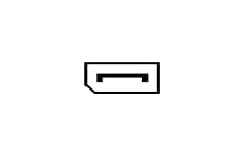 DisplayPort 1.4-ikon.	