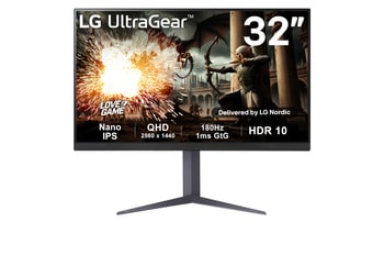 ディスプレイ・モニター本体 LG UltraGear 32GS75Q 31.5 WQHD 180hz IPS LG 32