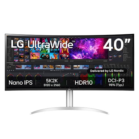 LG 40インチ 5K2K ウルトラワイドモニター IPS 40WP95C-W LG 40