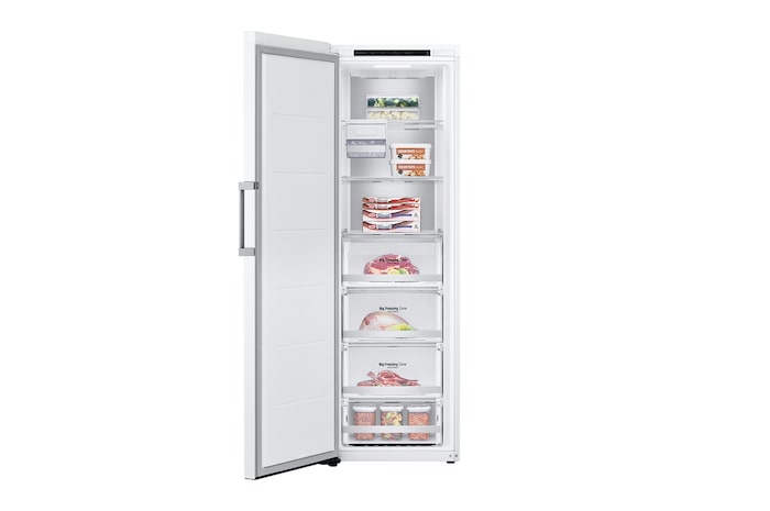 full open with foods 