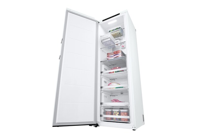 left side open with foods 