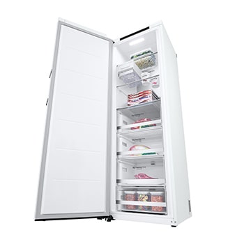 left side open with foods