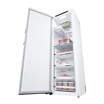 left side open with foods 