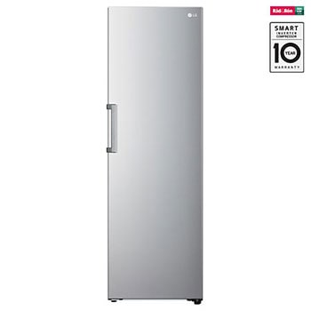 Vy framifrån av 386L Fristående kylskåp (Shiny Steel) - Energiklass E, Door Cooling™, LINEARCooling™, Moist Balance Crisper™ GLT51PZGSZ