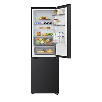 375L Bottom Freezer Refrigerator Prime Silver