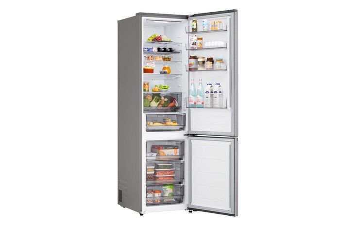 375L Bottom Freezer Refrigerator Prime Silver