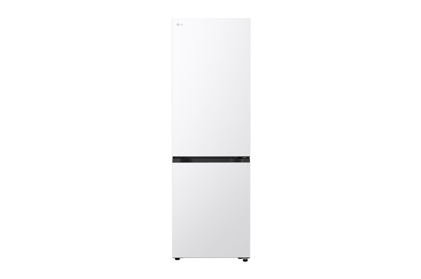 Vy framifrån av 1.86M 333L Kombinerad kyl/frys(Vit) - Energiklass C, Door Cooling+™ och Smart Diagnosis™ med Wi-Fi GBBS514CSW
