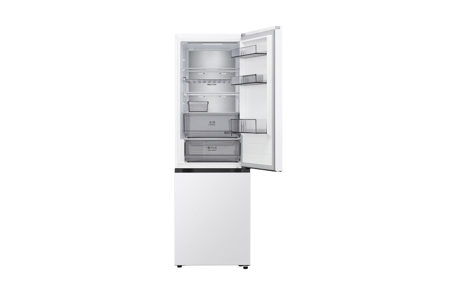 375L Bottom Freezer Refrigerator Prime Silver