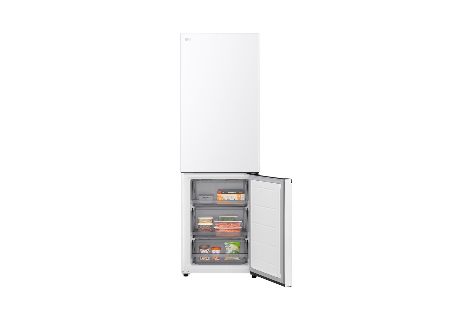 375L Bottom Freezer Refrigerator Prime Silver
