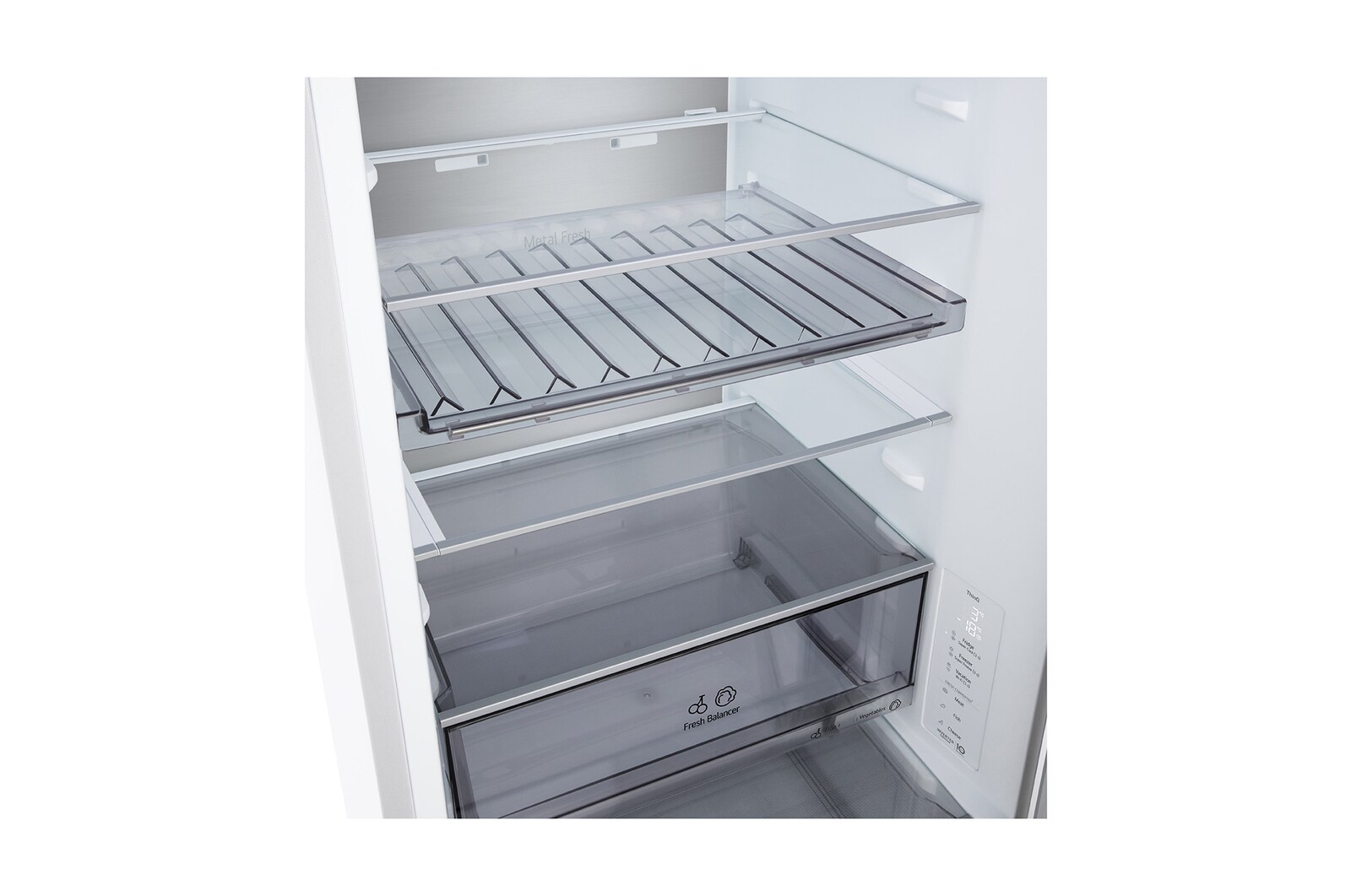 375L Bottom Freezer Refrigerator Prime Silver