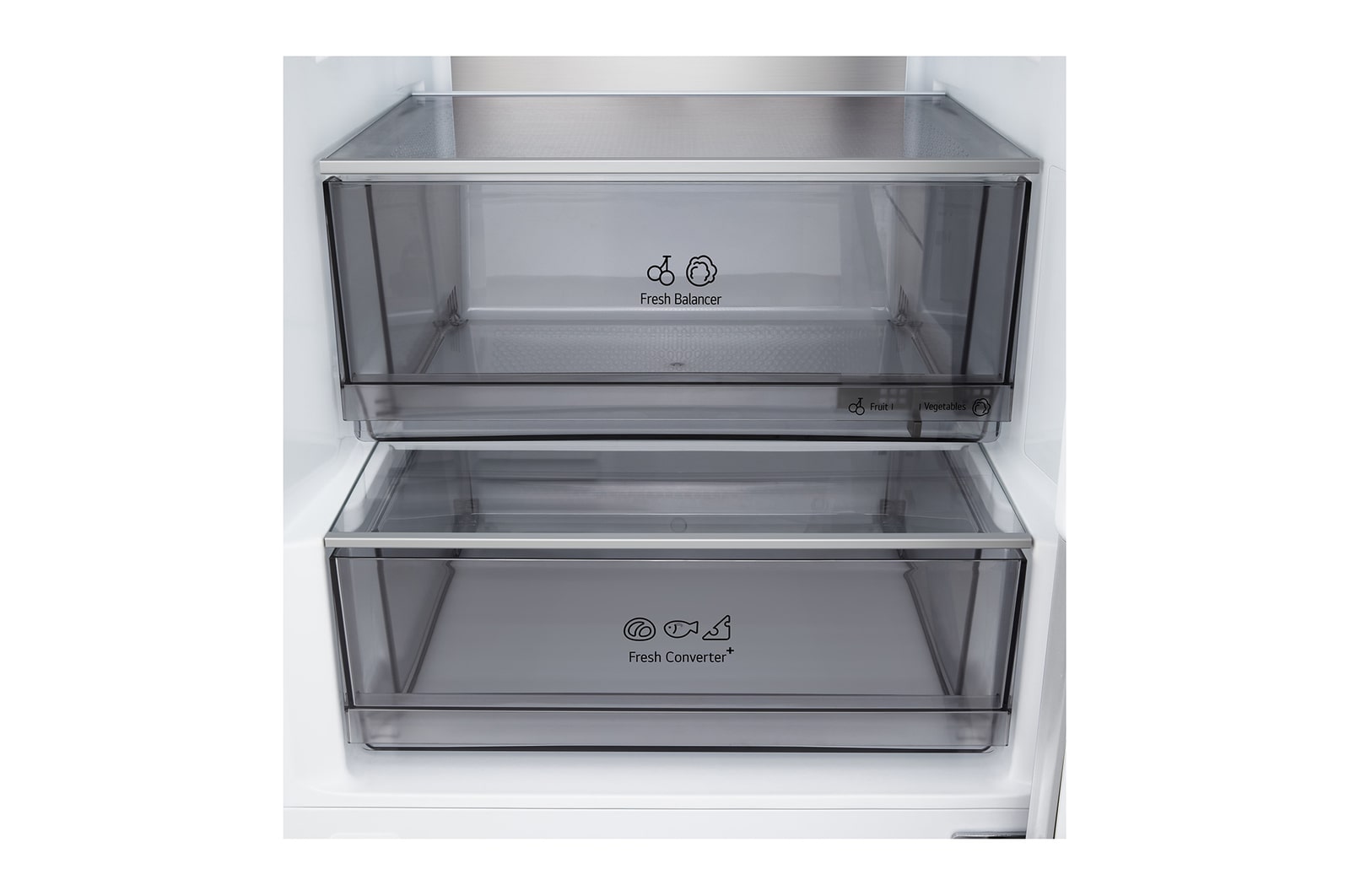 2.03M 375L Kombinerad kyl/frys(Prime Silver) - Energiklass C, Door Cooling+™ och Smart Diagnosis™ med Wi-Fi