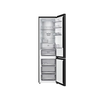 LG 2.03M 375L Kombinerad kyl/frys (Black steel) | Energiklass C, Door Cooling™ och Smart Diagnosis™ med Wi-Fi
