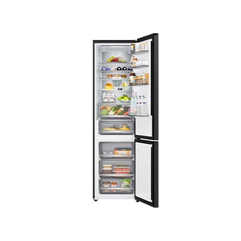 LG 2.03M 375L Kombinerad kyl/frys (Black steel) | Energiklass C, Door Cooling™ och Smart Diagnosis™ med Wi-Fi