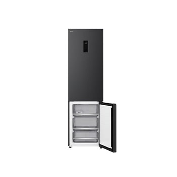 LG 2.03M 375L Kombinerad kyl/frys (Black steel) | Energiklass C, Door Cooling™ och Smart Diagnosis™ med Wi-Fi