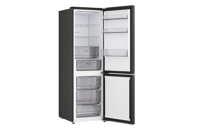 Vy framifrån av LG kyl/frys (GBBSJ1CCEP) som visar DoorCooling+™-ventil