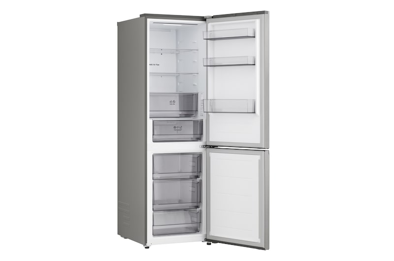 Vy framifrån av LG kyl/frys (GBBSJ1CCPY) som visar DoorCooling+™-ventil