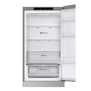 LG 1.86M 344L Kombinerad kyl/frys(Prime Silver) - Energiklass D, Door Cooling+™ och Smart Diagnosis™, GBV21NCDPY