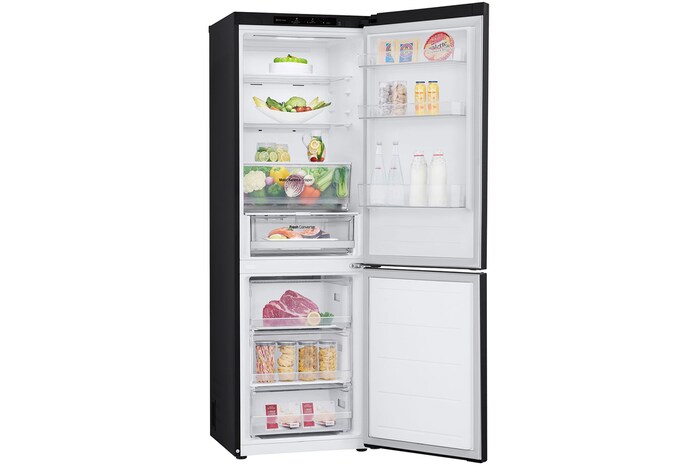 Left side door open with food
