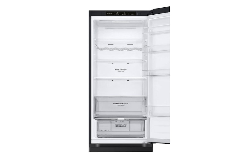 LG 2.03M 387L Kombinerad kyl/frys(Essence Matte Black) - Energiklass D, GBV3200DEP