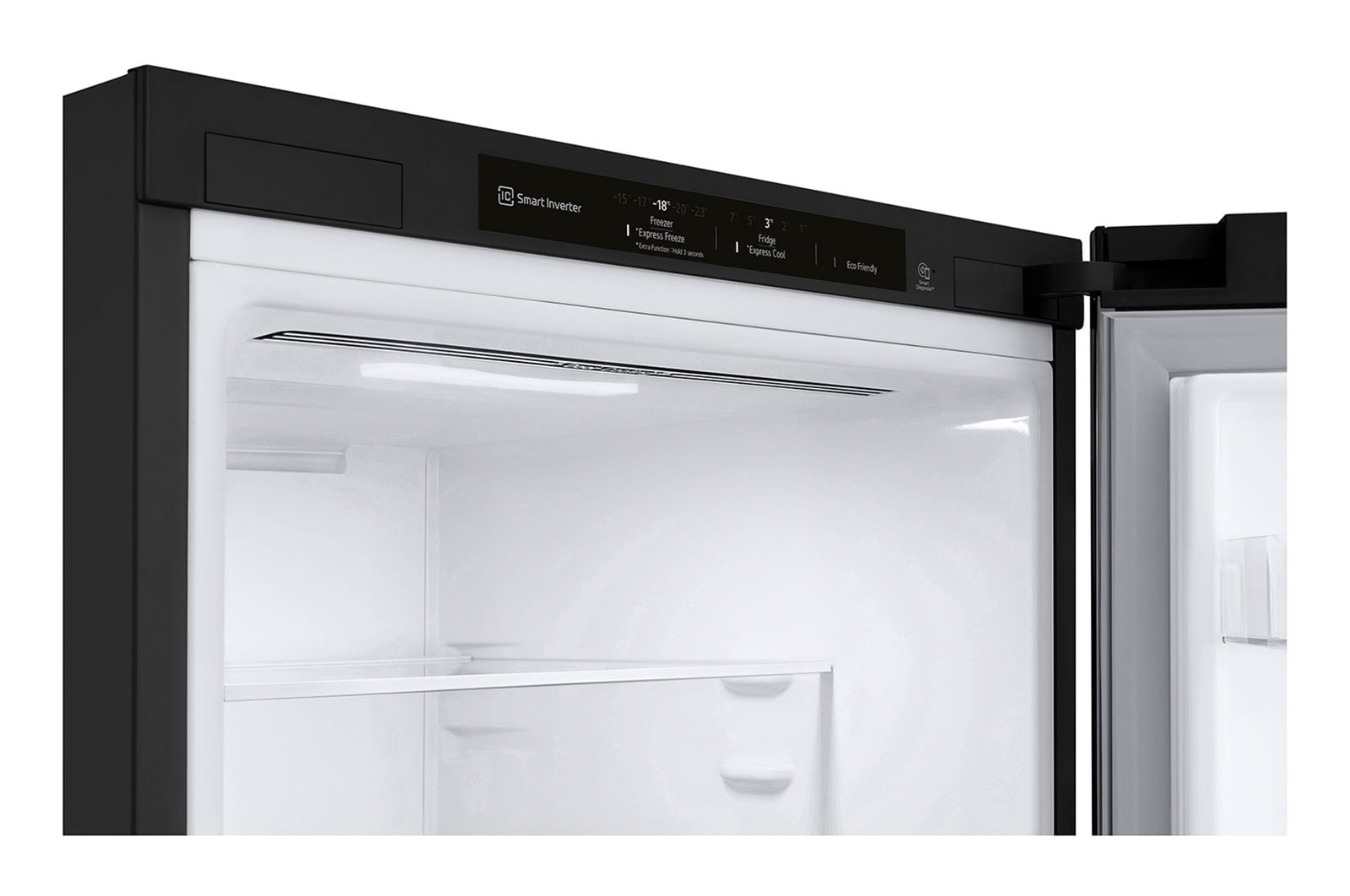 LG 2.03M 387L Kombinerad kyl/frys(Essence Matte Black) - Energiklass D, GBV3200DEP