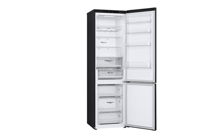 LG 2.03M 387L Kombinerad kyl/frys(Essence Matte Black) - Energiklass D, GBV3200DEP