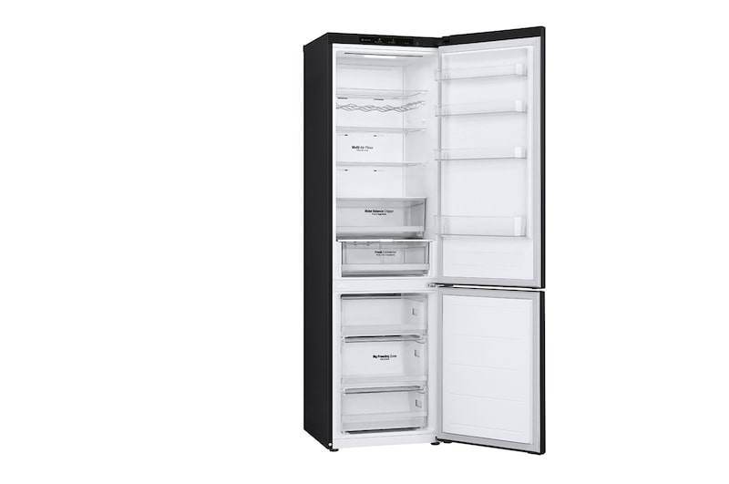 LG 2.03M 387L Kombinerad kyl/frys(Essence Matte Black) - Energiklass D, GBV3200DEP