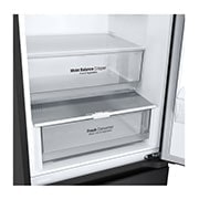 LG 2.03M 387L Kombinerad kyl/frys(Essence Matte Black) - Energiklass D, GBV3200DEP