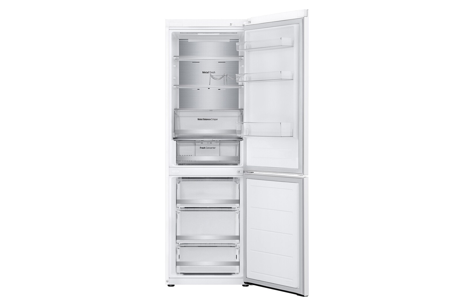 LG 1.86M 344L Kombinerad kyl/frys(Vit) - Energiklasse D, Door Cooling™ och Smart Diagnosis™ med Wi-Fi , GBV5150DSW
