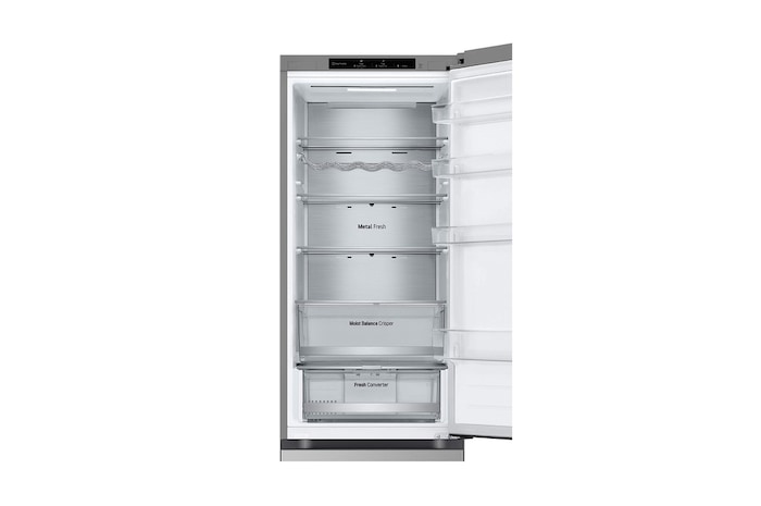 LG 2.03M 387L Kombinerad kyl/frys(Prime Silver) - Energiklass C, Door Cooling+™ och Smart Diagnosis™ , GBV5240CPY