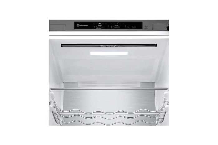 LG 2.03M 387L Kombinerad kyl/frys(Prime Silver) - Energiklass C, Door Cooling+™ och Smart Diagnosis™ , GBV5240CPY