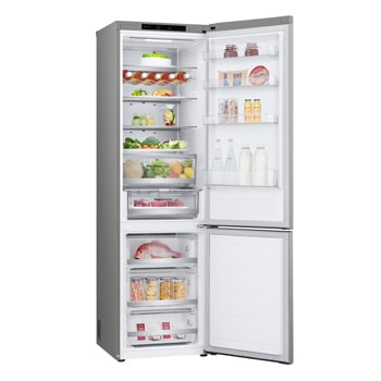 LG 2.03M 387L Kombinerad kyl/frys(Prime Silver) - Energiklass C, Door Cooling+™ och Smart Diagnosis™ , GBV5240CPY