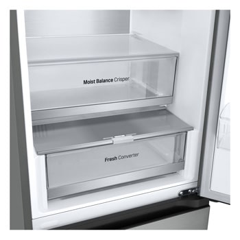 LG 2.03M 387L Kombinerad kyl/frys(Prime Silver) - Energiklass C, Door Cooling+™ och Smart Diagnosis™ , GBV5240CPY