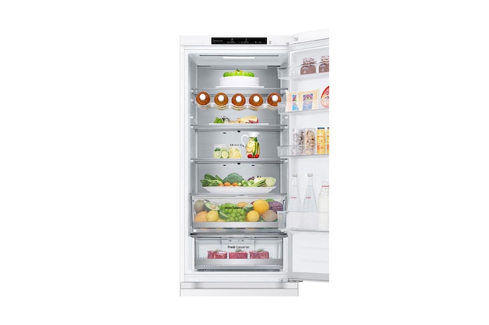 LG 2.03M 387L Kombinerad kyl/frys(Vit) - Energiklass C, Door Cooling+™ och Smart Diagnosis™ , GBV5240CSW