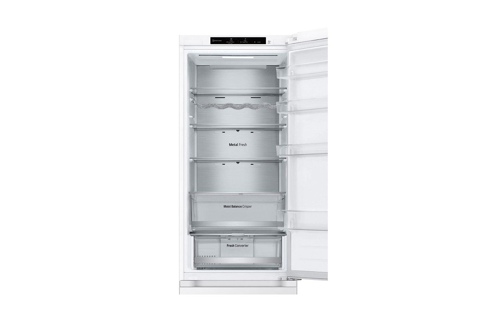 LG 2.03M 387L Kombinerad kyl/frys(Vit) - Energiklass C, Door Cooling+™ och Smart Diagnosis™ , GBV5240CSW
