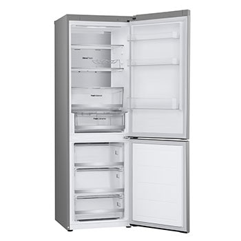 LG 1.86M 344L Kombinerad kyl/frys(Prime Silver) - Energiklass E, Door Cooling™ och Smart Diagnosis™ med Wi-Fi, GBV7170EPY
