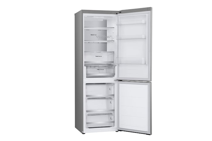 LG 1.86M 344L Kombinerad kyl/frys(Prime Silver) - Energiklass E, Door Cooling™ och Smart Diagnosis™ med Wi-Fi, GBV7170EPY