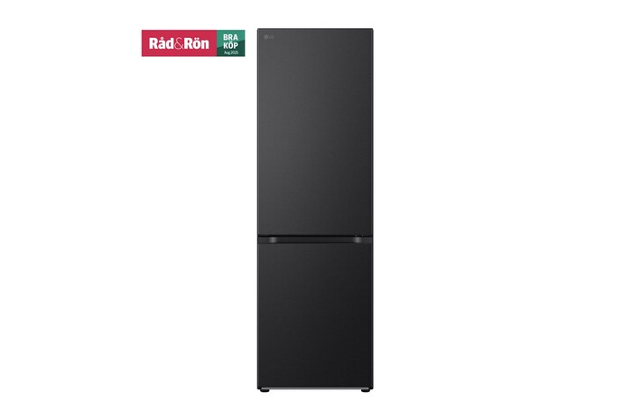 Vy framifrån av 1.86M 344L Kombinerad kyl/frys(Essence Black) - Energiklass C, GBV7180CEV