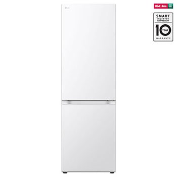 Vy framifrån av 1.86M 344L Kombinerad kyl/frys(Vit ) - Energiklass C, Nature Fresh, Door Cooling+™ och Smart Diagnosis™ GBV7180CSW