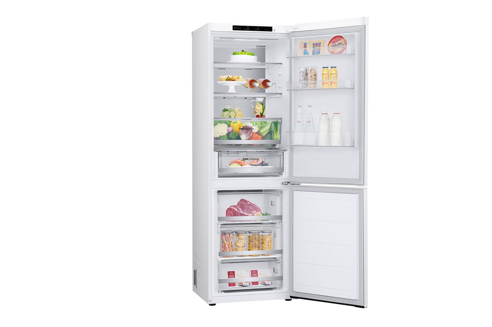 left view with food stored