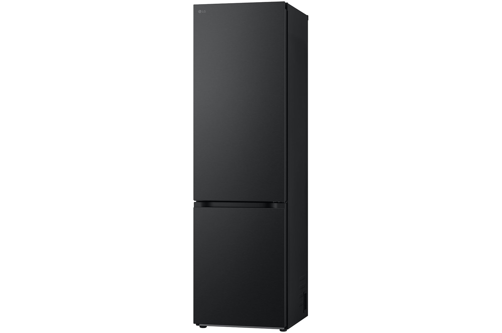 LG 2.03M 387L Kombinerad kyl/frys(Essence Black) - Energiklass A, Door Cooling+™ och Smart Diagnosis™ , GBVE2801EV