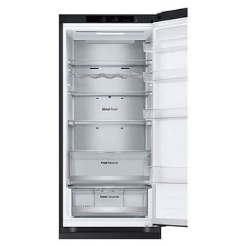 LG 2.03M 387L Kombinerad kyl/frys(Essence Black) - Energiklass A, Door Cooling+™ och Smart Diagnosis™ , GBVE2801EV