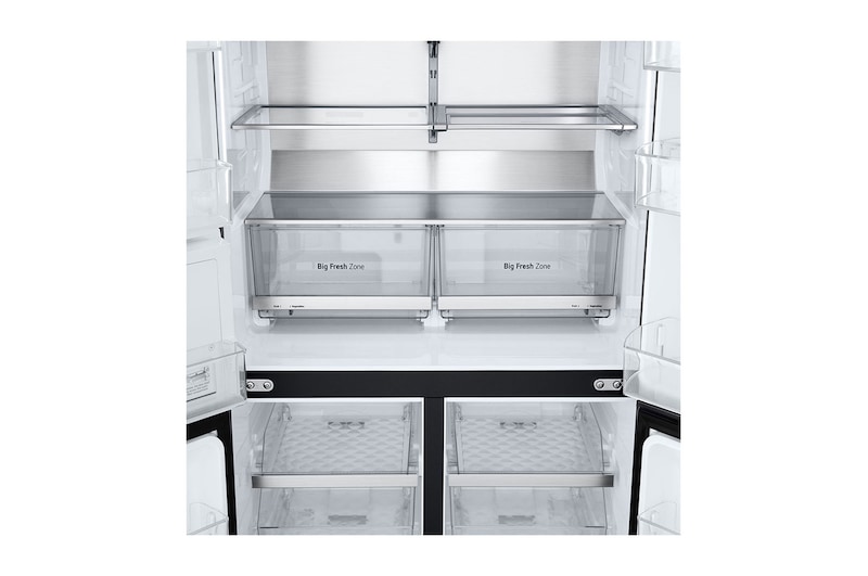 Bottom tray view without food