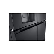 LG 641L French Door Side-by-Side  (Essence Black) - Energiklass E, Vatten/is via röranslutning, Smart Diagnosis™ med Wi-Fi, GML960EVBE