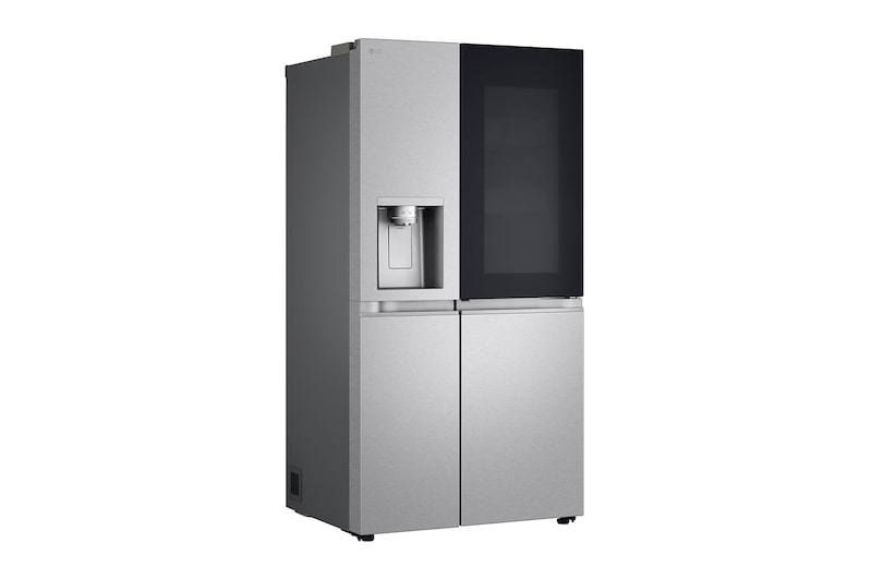 LG 628L InstaView Door in Door™ Side by Side (Metal Sorbet), Energiklass D, Vatten/is utan röranslutning, Smart Diagnosis™ med Wi-Fi, GSXE91MBAD