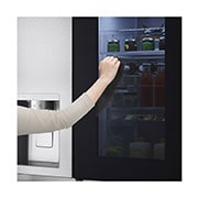LG 628L InstaView Door in Door™ Side by Side (Metal Sorbet), Energiklass D, Vatten/is utan röranslutning, Smart Diagnosis™ med Wi-Fi, GSXE91MBAD