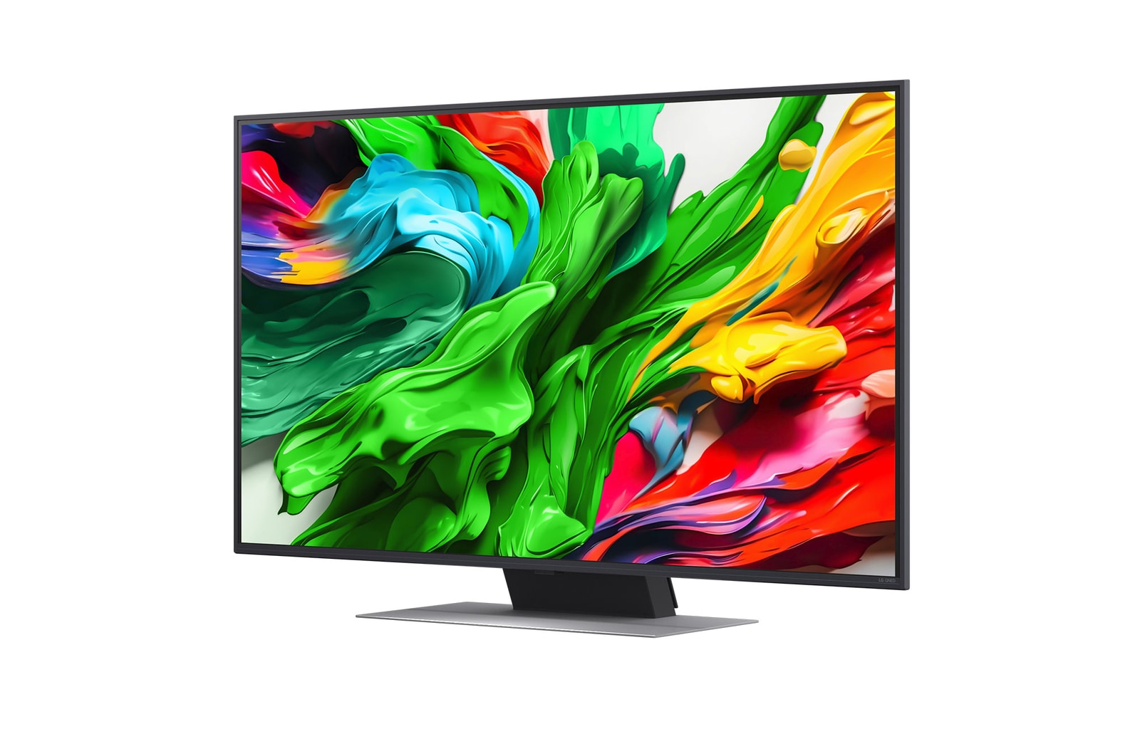 15 degree right view of LG QNED evo QNED85 TV