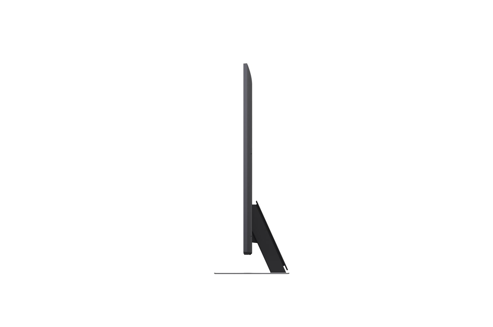 Side view of LG QNED evo QNED85 TV