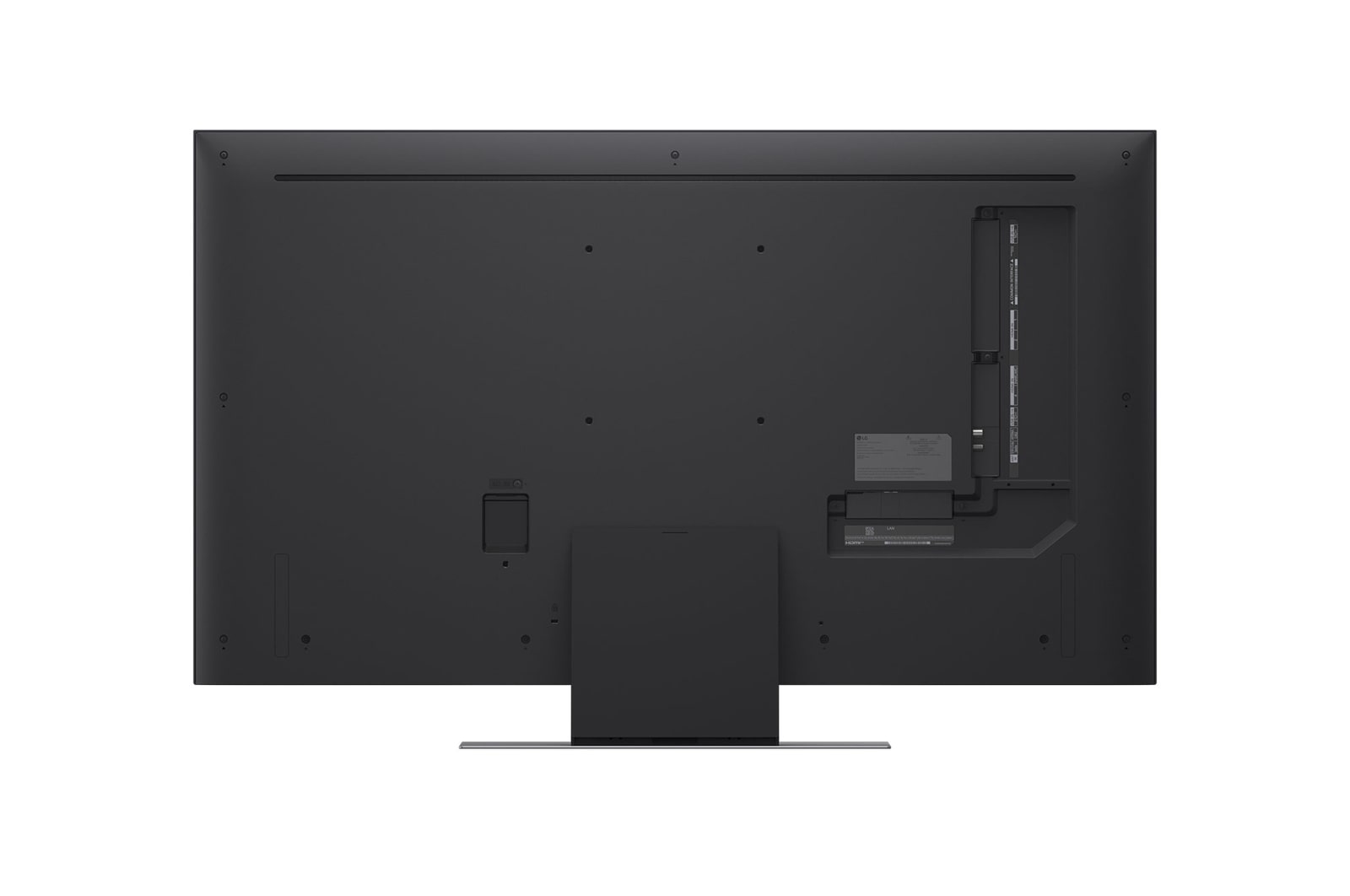 rear view of LG QNED evo QNED85 TV