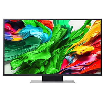 Front view of QNED evo QNED85 TV