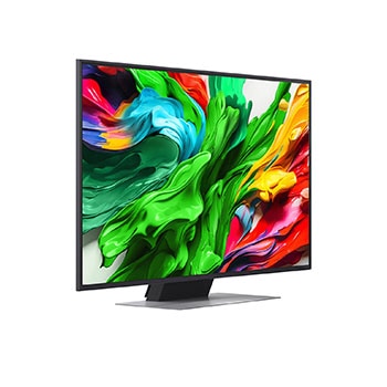 15 degree left view of LG QNED evo QNED85 TV